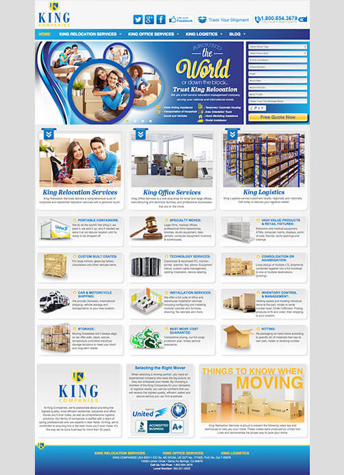 Website Development - Screenshot KingCompaniesUsa