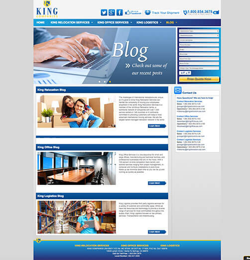 Website Development - Screenshot KingCompaniesUsa