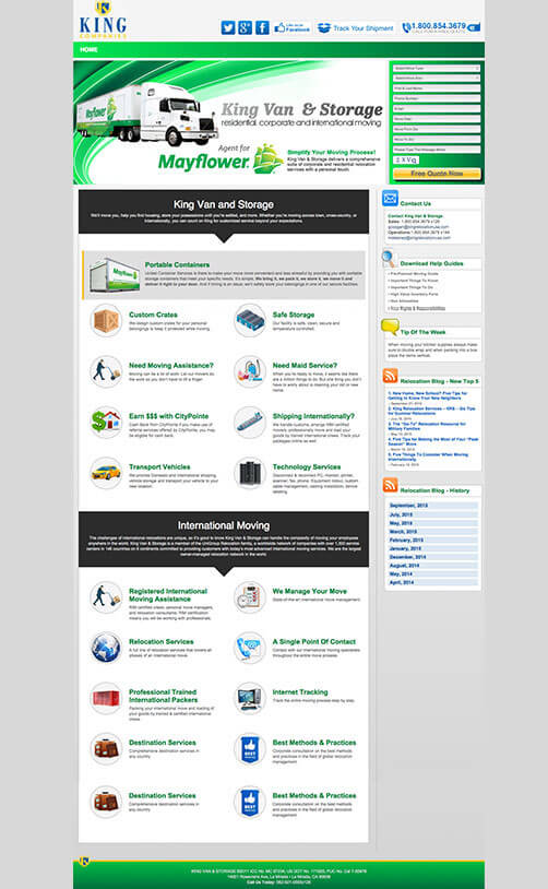 Website Development - Screenshot KingCompaniesUsa