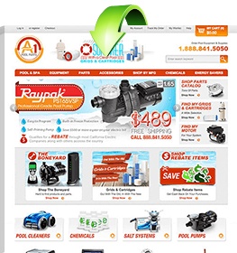 Website Development - A1PoolParts